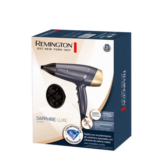 Secadora de cabello Remington D5805 Sapphire Luxe