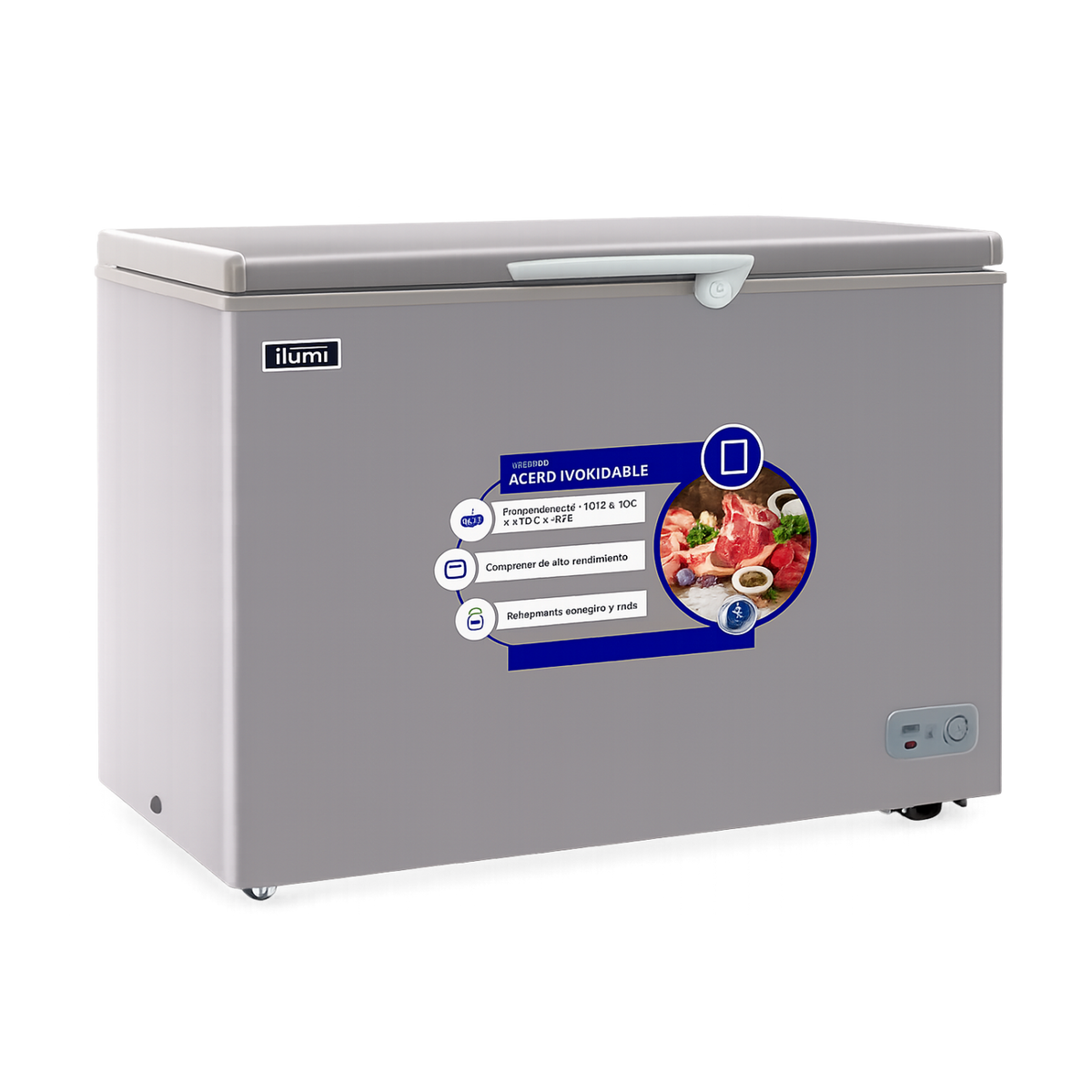 Congeladora Ilumi TFI-3400DG 340 LT.