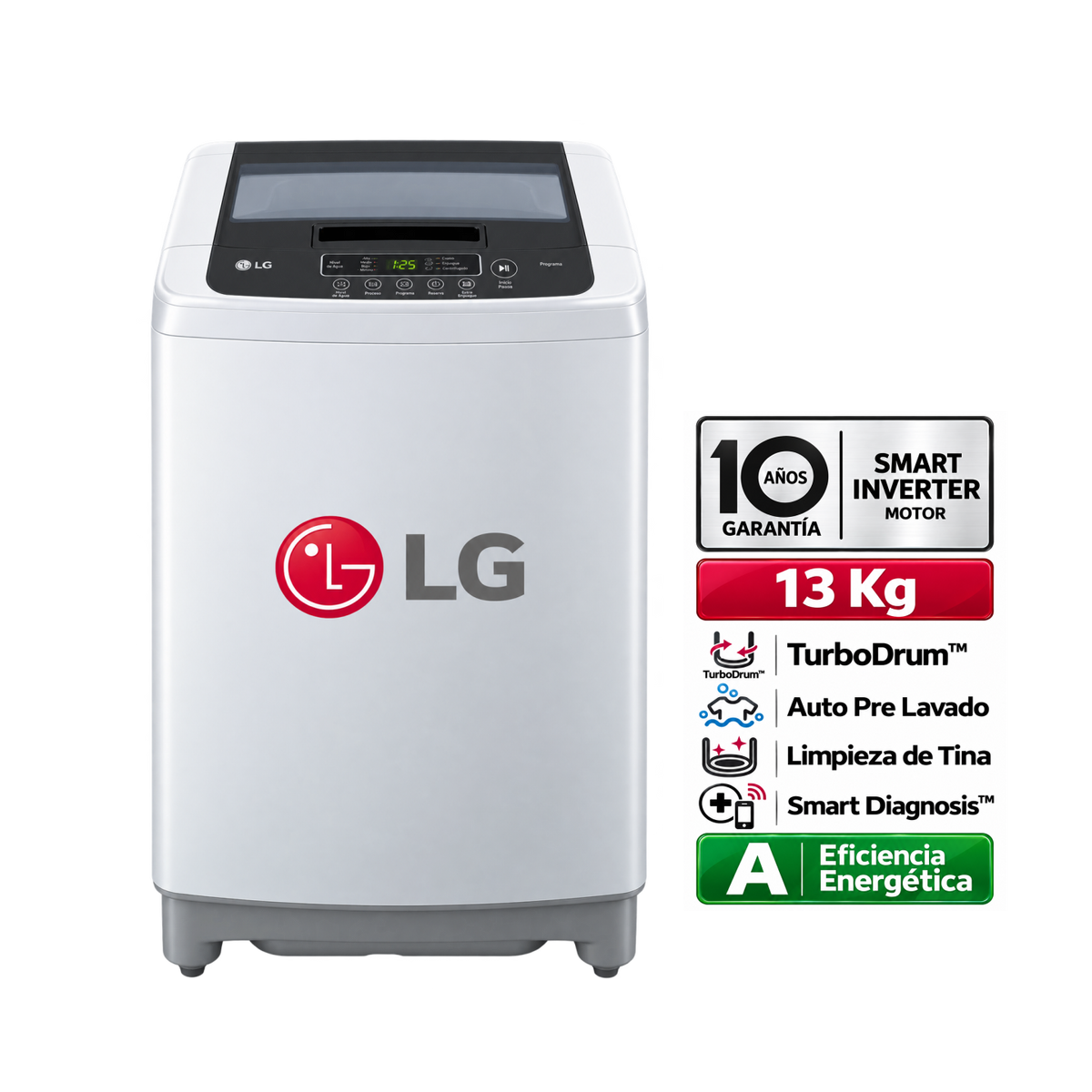 Lavadora LG 13Kg WT13DPBK