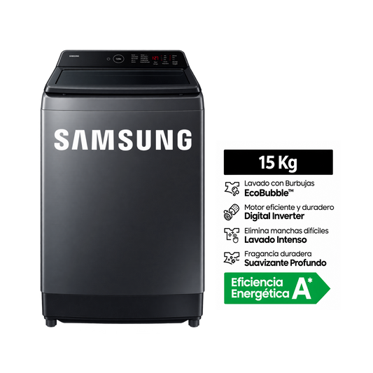 _Lavadora Samsung 15Kg WA40F15E4C