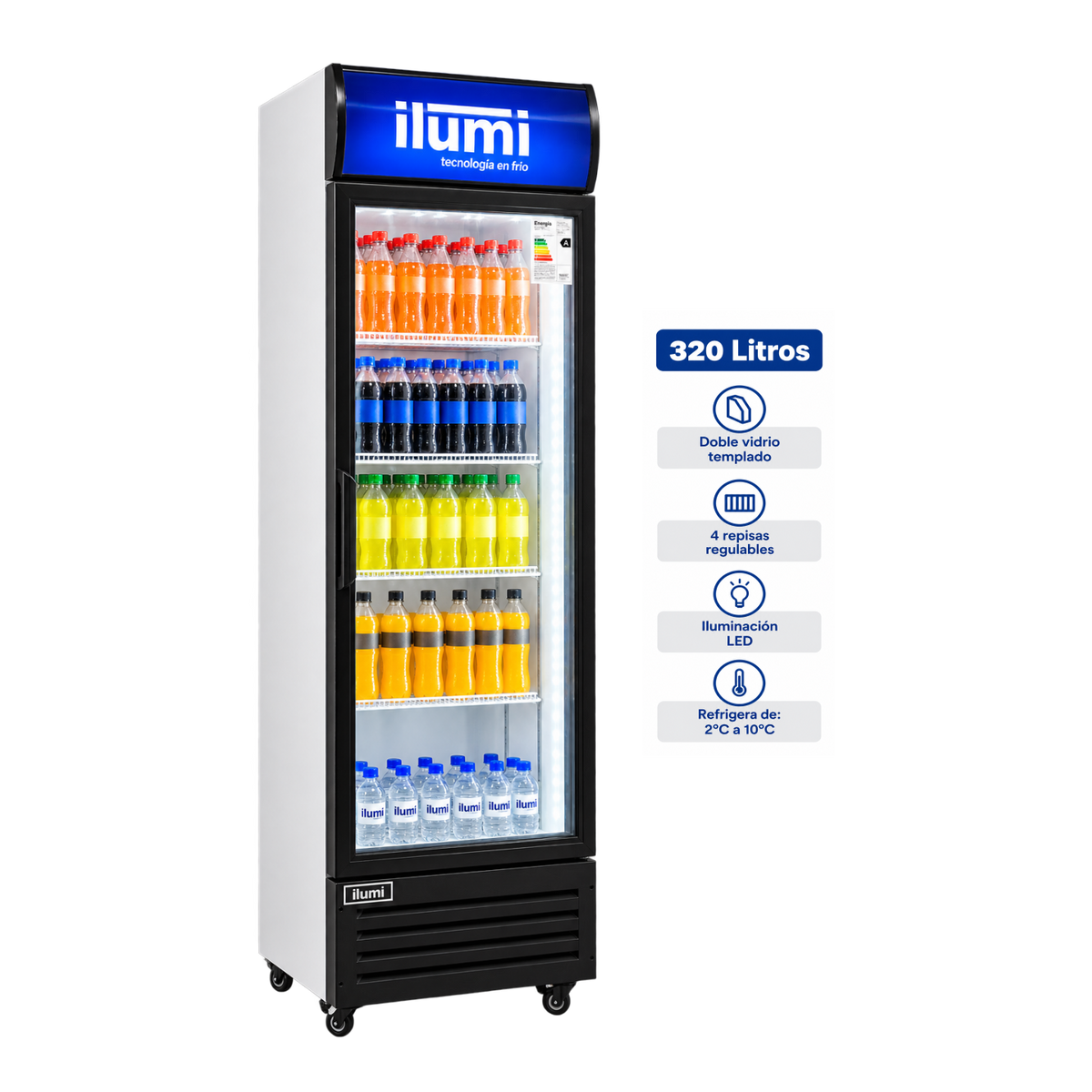 Visicooler Ilumi BC-3200 320 LT.
