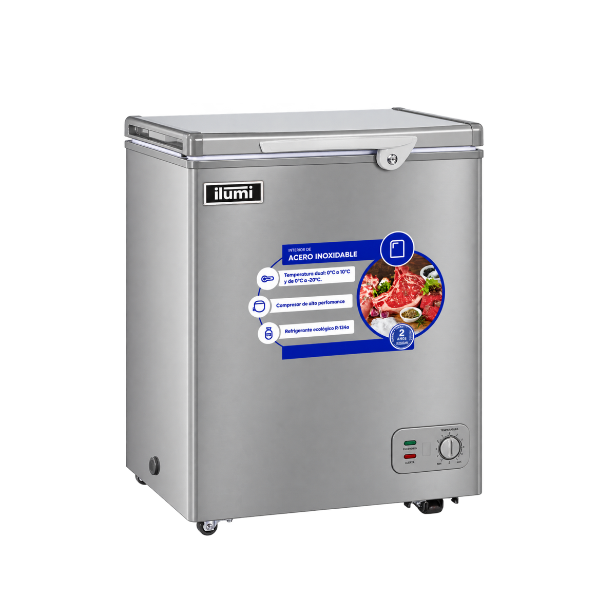 Congeladora Ilumi TFI-1700DG 170 LT.