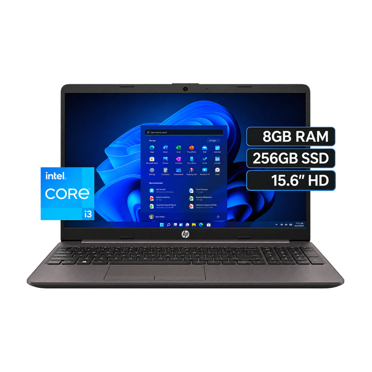 Laptop HP 15.6" 250 G9 i3 8GB 256SSD
