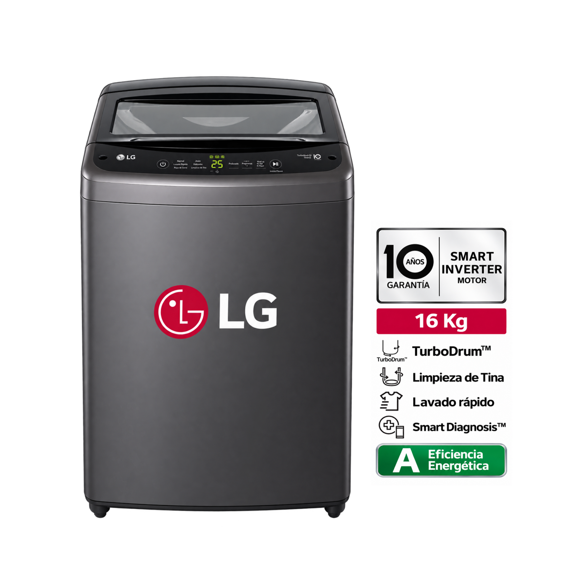 _Lavadora LG 16Kg WT16BVTB