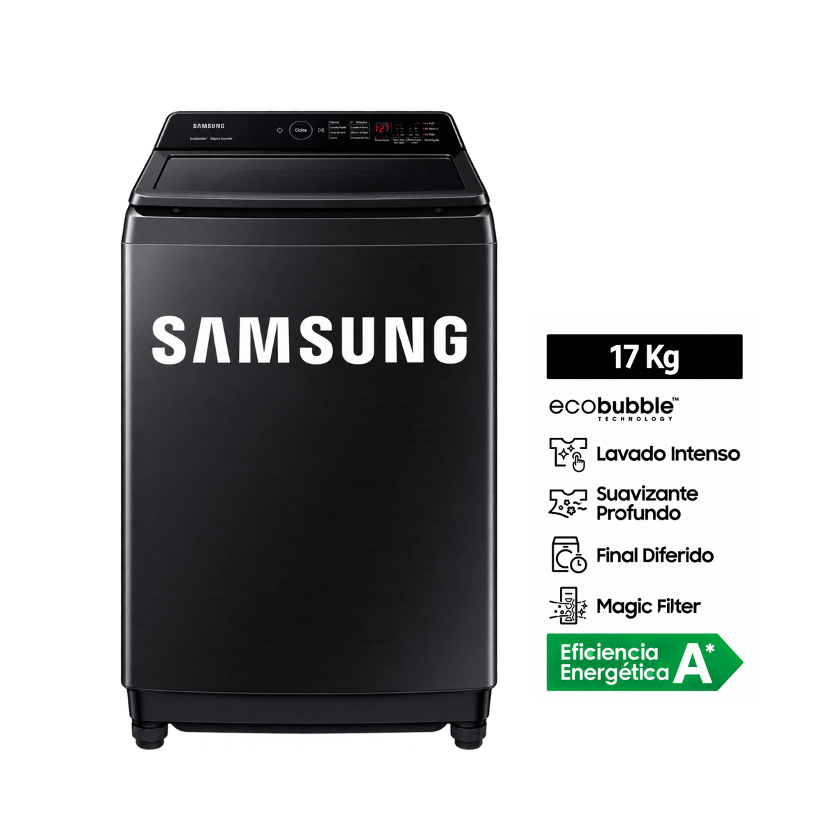 Lavadora Samsung 17Kg WA17CG6441BV