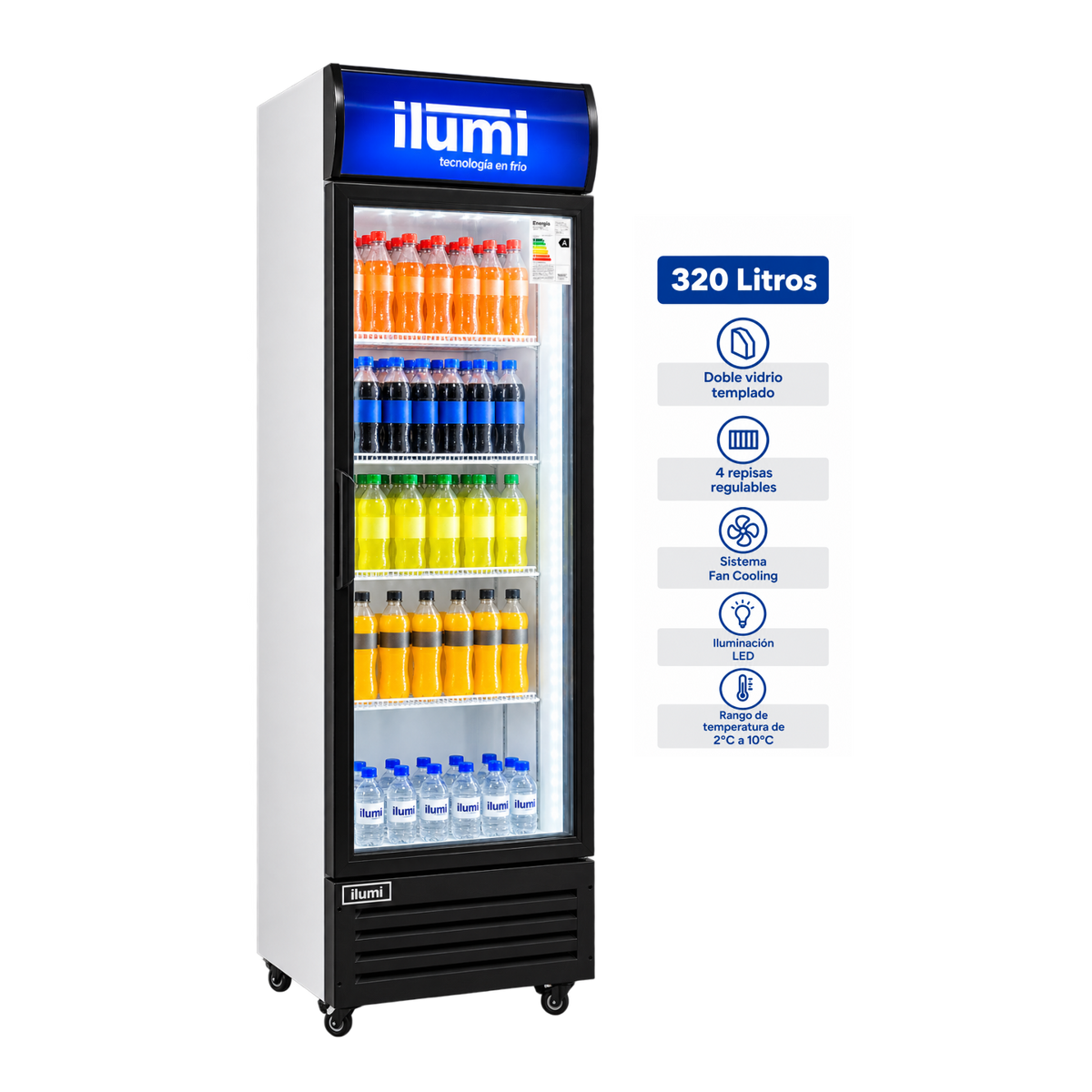 Visicooler Ilumi BC-3200FC 320 LT.