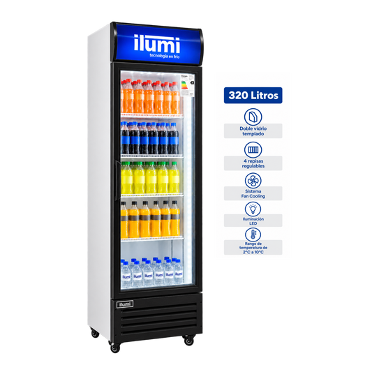 Visicooler Ilumi BC-3200FC 320 LT.