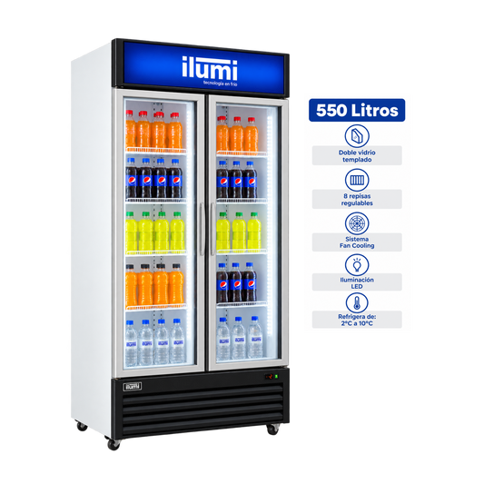 Visicooler Ilumi BC-5502FC 550 LT.